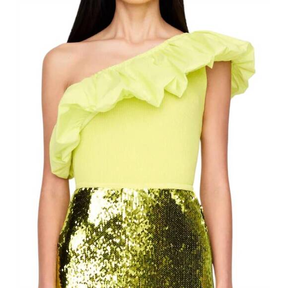 NEW MARIE OLIVER lucy top in pear